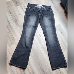 Gap Ultra Low Rise Black Flare Jeans